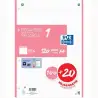 (400158161) OXFORD RECAMBIO CLASSIC 120 HOJAS A4 SUELTAS 90GR 5X5MM 4 TALADROS 1 BANDA COLOR ROSA CHICLE