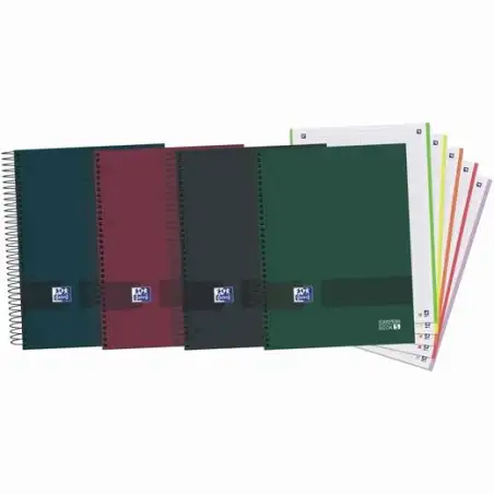 (400159032) OXFORD CUADERNO & YOU EUROPEANBOOK 5 WRITE&ERASE 120H A4+ 5X5 MICROPERFORADO TAPA EXTRADURA C/SURTIDOS NEUTROS