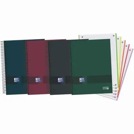 (400159033) OXFORD CUADERNO & YOU EUROPEANBOOK 5 WRITE&ERASE 120H A5+ 5X5 MICROPERFORADO TAPA EXTRADURA C/SURTIDOS NEUTROS