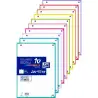 (400207229) OXFORD RECAMBIO PAQUETE 200 HOJAS SUELTAS 4 TALADROS A4 5X5 10 COLORES