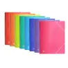 (400147016) OXFORD CARPETA CON 20 FUNDAS CRISTAL ESPIRAL CON GOMAS URBAN PP COLORES SURTIDOS A4