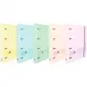 (400174550) OXFORD CARPETA ANILLAS EBINDER 4X25MM LIVE&GO POLYFOAM C/RECAMBIO A5+ DOTS PASTEL