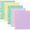 (400185546) OXFORD SOBRE MULTITALADRO CON VELCRO LIVE&GO A5+ PLÁSTICO FLEXIBLE OPACO C/SURTIDOS PASTEL