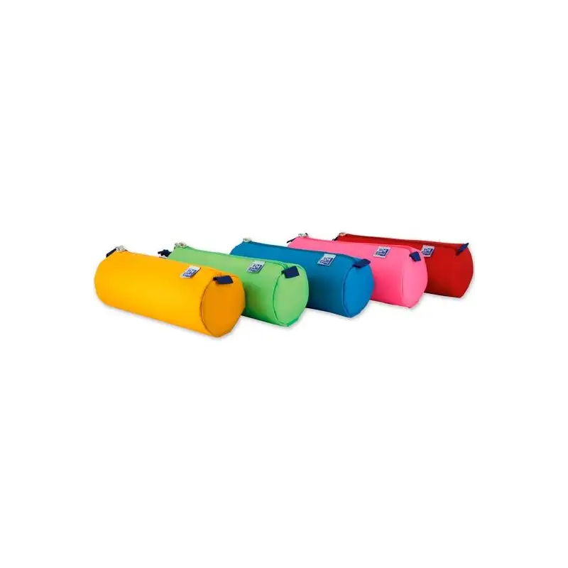 (400150283) OXFORD KANGOO KIDS ESTUCHE PORTATODO REDONDO GRANDE POLIÉSTER COLORES SURTIDOS