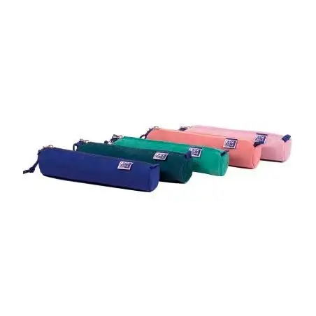 (400174183) OXFORD ESTUCHE KANGOO TOUCH REDONDO PEQUEÑO MICROFIBRA C/SURTIDOS