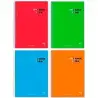 (16366) PACSA CUADERNO SUPERBLOCK EXTRA 120H A4 90GR 5X5 + GRECA MICROPERFORADO TAPA DURA PACK 4 UD C/SURTIDOS