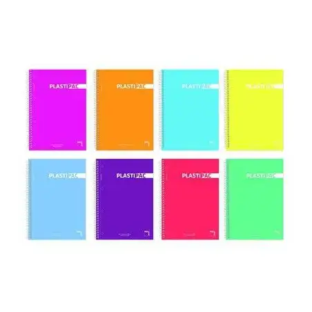 (16408) PACSA CUADERNO PLASTIPAC 80H FOLIO 90GR PAUTA 2