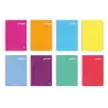 (16952) PACSA CUADERNO POLIPAC 80H FOLIO 70GR 4X4MM TAPAS PP PACK 5 UD COLORES SURTIDOS