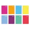 (16955) PACSA CUADERNO POLIPAC 80H FOLIO 70GR 1 LINEA TAPAS PP PACK 5 UD COLORES SURTIDOS