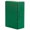 (971104) PARDO CARPETA DE PROYECTOS LOMO 120MM CIERRE GOMA C/GANCHILLO EXTRA FORRADO VERDE