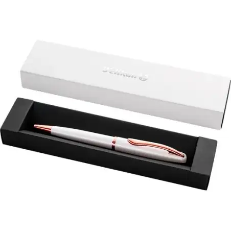 (400189874) PELIKAN BOLÍGRAFO JAZZ NOBLE ELEGANCE TINTA AZUL COLOR PERLA ESTUCHE DE REGALO
