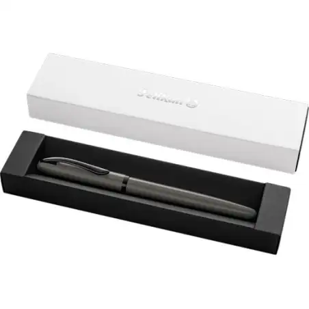 (400198404) PELIKAN PLUMA ESTILOGRÁFICA JAZZ NOBLE ELEGANCE M TINTA AZUL COLOR PIEDRA ESTUCHE DE REGALO