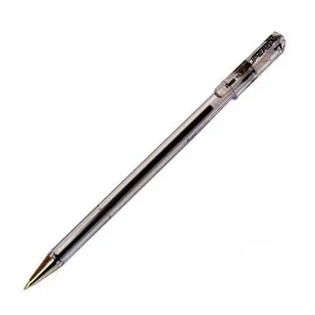 (BK77-Pentel-A) PENTEL BOLÍGRAFO SUPERB BK77 NEGRO CAJA 12 UD