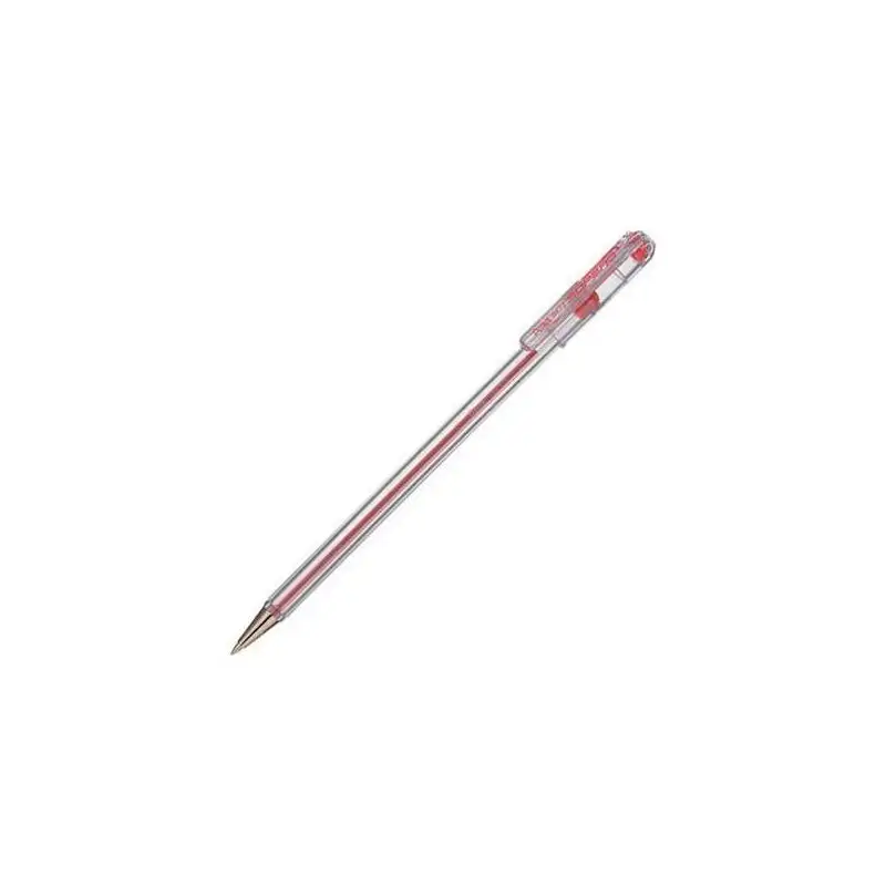(BK77-Pentel-B) PENTEL BOLÍGRAFO SUPERB BK77 ROJO CAJA 12 UD
