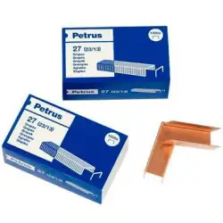(55720) PETRUS GRAPAS MOD.27 (23/13) COBREADAS -CAJA DE 1000-