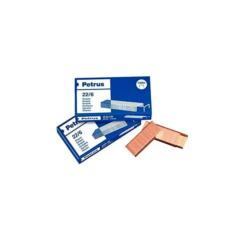 (55721) PETRUS GRAPAS 22/6 COBREADAS -CAJA DE 1000-