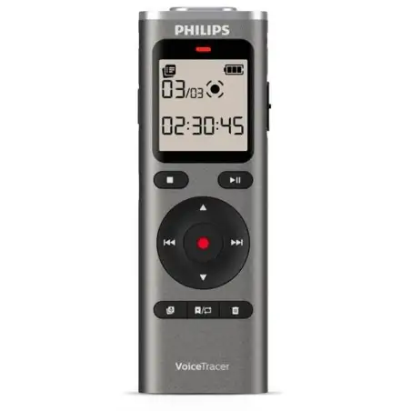 (DVT-1170) PHILIPS GRABADORA DIGITAL 8GB Y CONEXION USB-A C/ ENTRADA MICRO SD