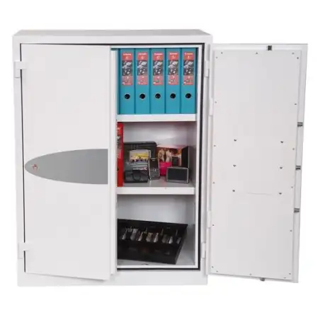 (FS1512E S2) PHOENIX ARMARIO DE SEGURIDAD IGNIFUGO FIRE RANGER 1225X930X520MM 359L CERRADURA ELECTRÓNICA BLANCO