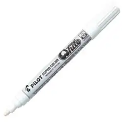 (SC-W-M) PILOT MARCADOR PERMANENTE DESECHABLE BLANCO MEDIO
