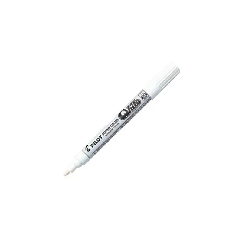 (SC-W-M) PILOT MARCADOR PERMANENTE DESECHABLE BLANCO MEDIO