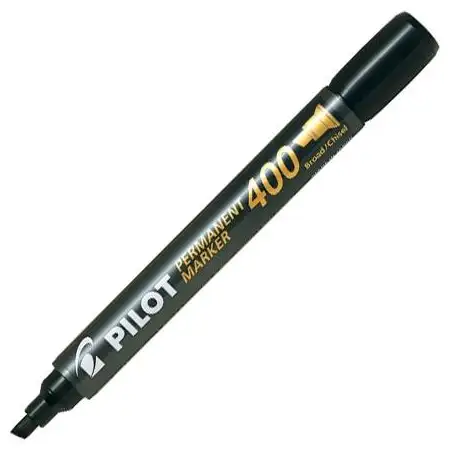 (SCA-400-B) PILOT MARCADOR PERMANENTE SCA-400 PUNTA BISELADA NEGRO
