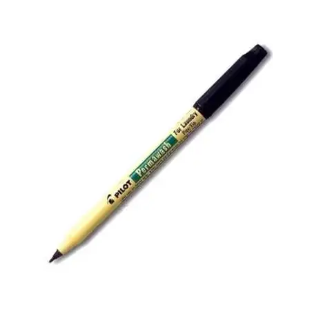 (SW-LMF-B) PILOT MARCADOR TEXTIL PERMANENTE PERMAWASH PUNTA 2MM NEGRO