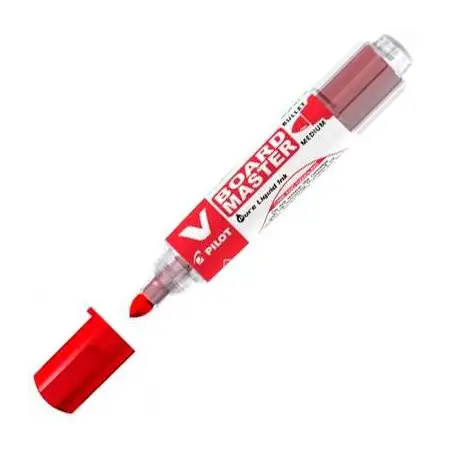 (WBMA-VBM-M-R-BG) PILOT ROTULADOR PIZARRA BLANCA V BOARD MASTER RECARGABLE ROJO