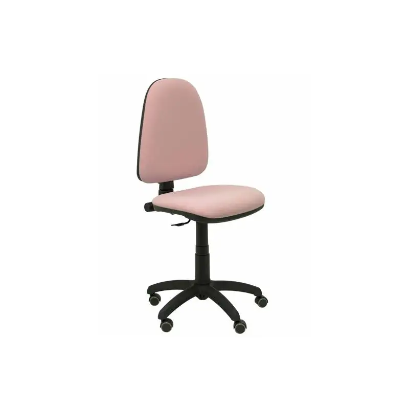 (04CPBALI710RP) PIQUERAS Y CRESPO SILLA AYNA GIRATORIA C. PERMANENTE RUEDAS DE PARQUÉ TEJIDO BALI ROSA PÁLIDO
