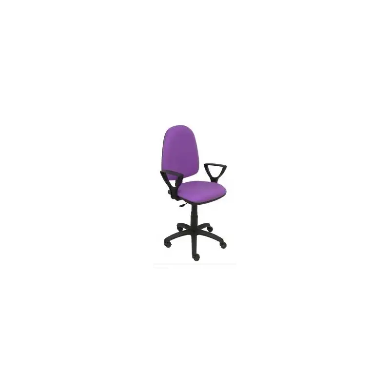 (04CPBALI82BGOLF) PIQUERAS Y CRESPO SILLA AYNA GIRATORIA C. PERMANENTE BRAZOS FIJOS TEJIDO BALI LILA