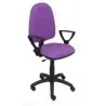 (04CPBALI82BGOLF) PIQUERAS Y CRESPO SILLA AYNA GIRATORIA C. PERMANENTE BRAZOS FIJOS TEJIDO BALI LILA