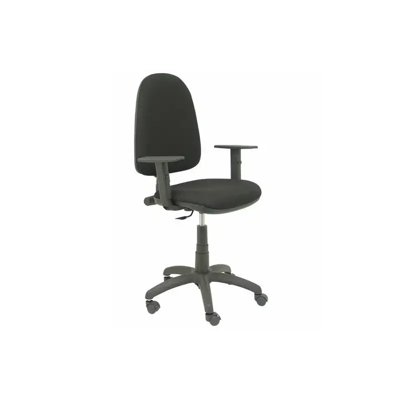 (04CPBALI840B10) PIQUERAS Y CRESPO SILLA AYNA GIRATORIA C. PERMANENTE BRAZOS REGULABLES TEJIDO BALI NEGRO