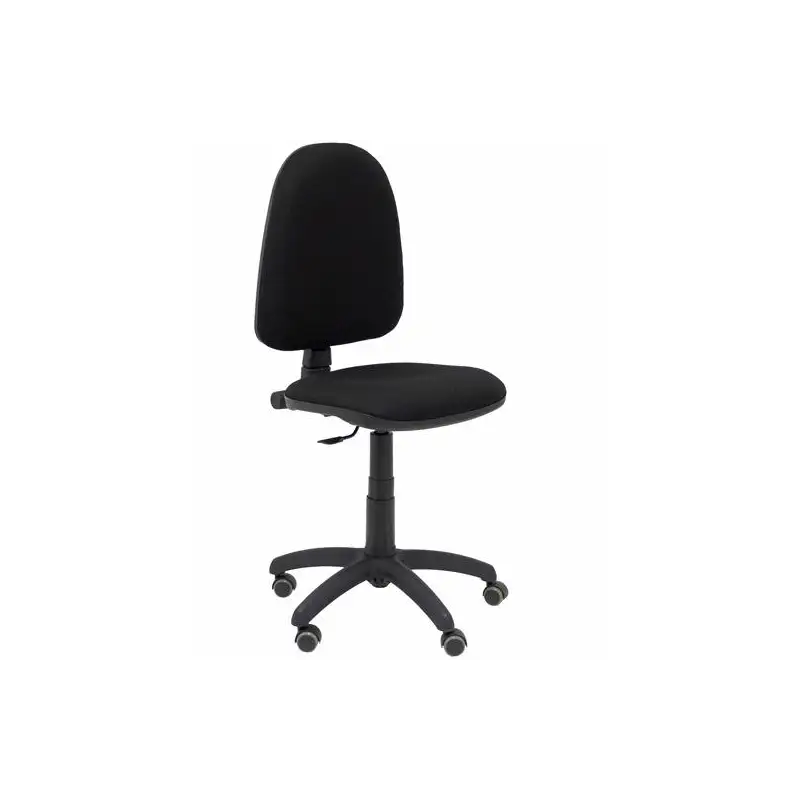 (04CPBALI840RP) PIQUERAS Y CRESPO SILLA AYNA GIRATORIA C. PERMANENTE RUEDAS DE PARQUÉ TEJIDO BALI NEGRO