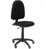 (04CPBALI840RP) PIQUERAS Y CRESPO SILLA AYNA GIRATORIA C. PERMANENTE RUEDAS DE PARQUÉ TEJIDO BALI NEGRO
