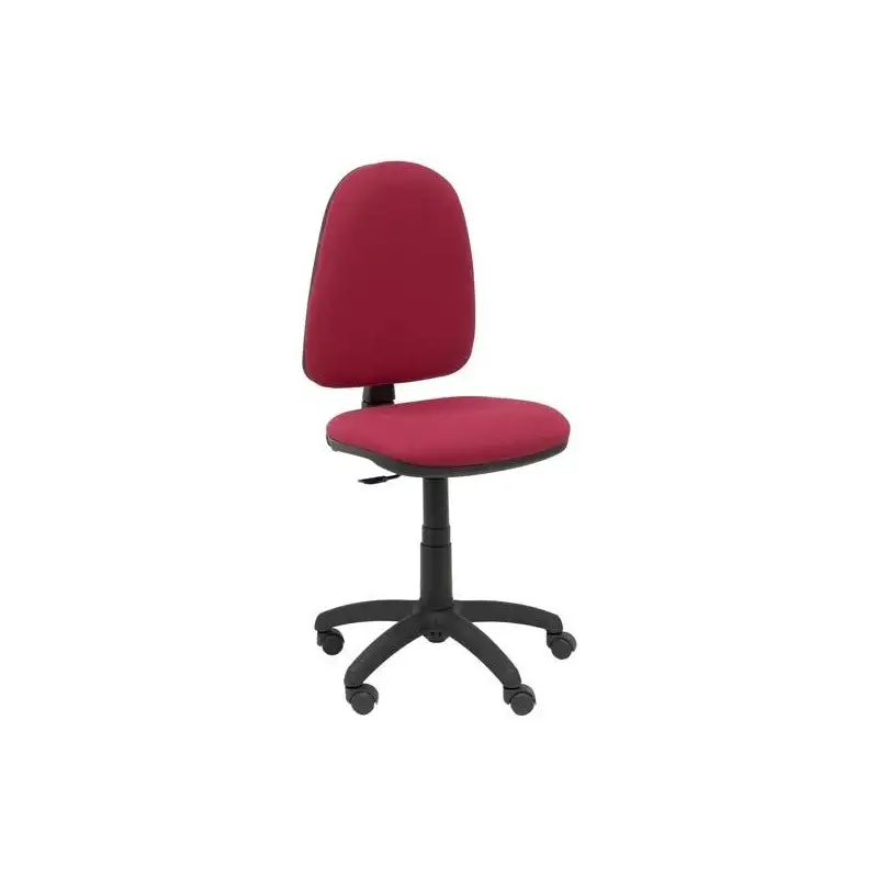 (04CPBALI933) PIQUERAS Y CRESPO SILLA AYNA GIRATORIA C.  PERMANENTE TEJIDO BALI GRANATE