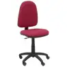 (04CPBALI933) PIQUERAS Y CRESPO SILLA AYNA GIRATORIA C.  PERMANENTE TEJIDO BALI GRANATE