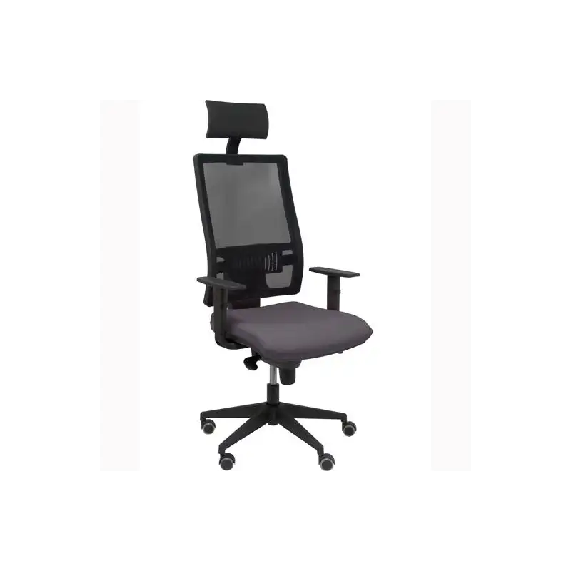 (10SM840B600B10CRPC) PIQUERAS Y CRESPO SILLA HORNA GIRATORIA SINCRO BRAZOS REG. CABECERO RESPALDO MALLA NEGRO ASIENTO TEJIDO ...