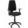 (14CPBALI840B10) PIQUERAS Y CRESPO SILLA ELCHE GIRATORIA C.PERMANENTE BRAZOS REGULABLES TEJIDO BALI NEGRO