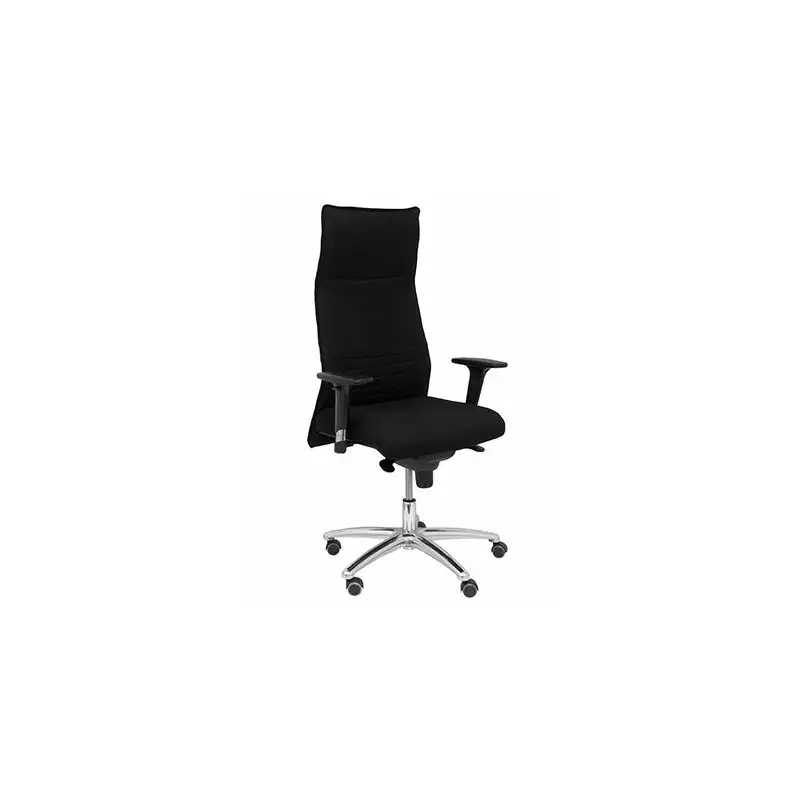 (206SBALI840) PIQUERAS Y CRESPO SILLÓN ALBACETE ASIENTO Y RESPALDO TAPIZADOS EN TEJIDO BALI COLOR NEGRO
