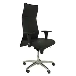 (206SSPNE) PIQUERAS Y CRESPO SILLÓN ALBACETE SEMIPIEL NEGRO