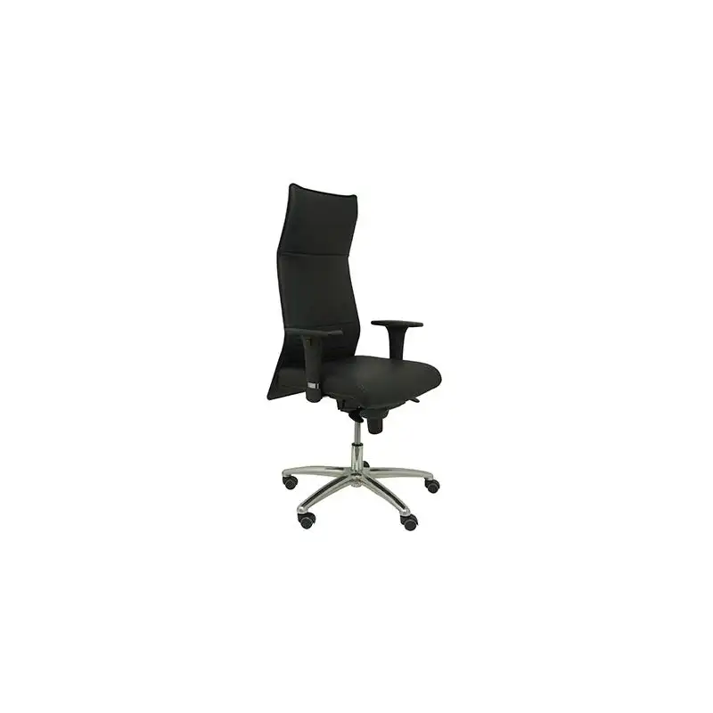 (206SSPNE) PIQUERAS Y CRESPO SILLÓN ALBACETE SEMIPIEL NEGRO