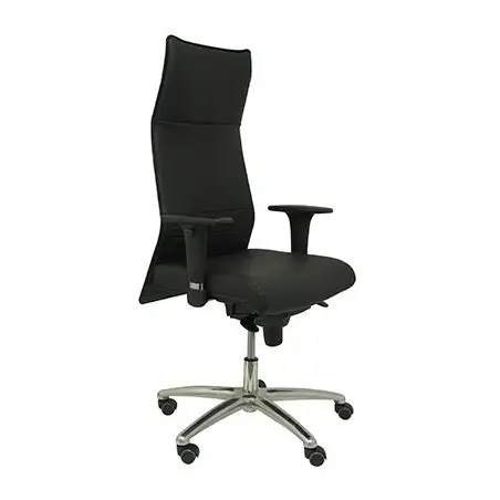 (206SSPNE) PIQUERAS Y CRESPO SILLÓN ALBACETE SEMIPIEL NEGRO