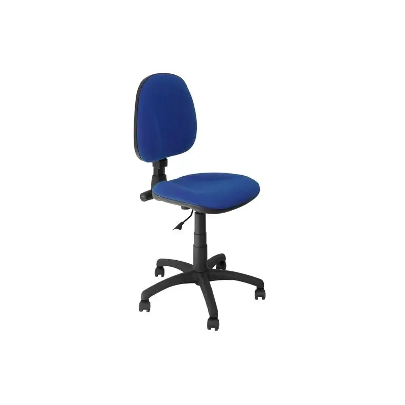 (267CPARAN229) PIQUERAS Y CRESPO SILLA ALCADOZO GIRATORIA CONTACTO PERMANENTE S/BRAZOS TEJIDO ARÁN AZUL