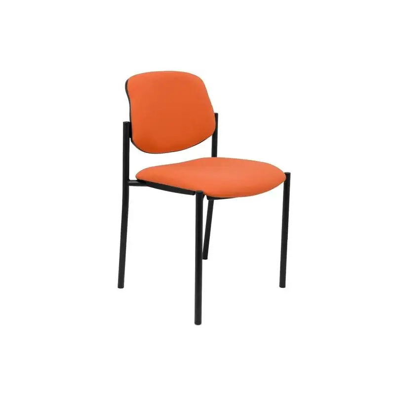 (27NBALI363) PIQUERAS Y CRESPO SILLA FIJA STYL S/BRAZOS CHASIS NEGRO TEJIDO BALI MARRÓN