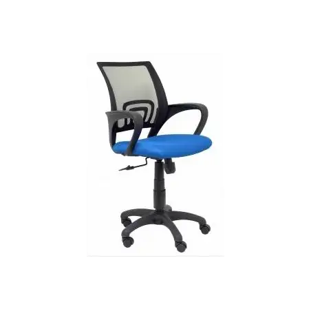 (312AZ) PIQUERAS Y CRESPO SILLA OPERATIVA VIANOS B/FIJOS RESPALDO MALLA ASIENTO BALI AZUL