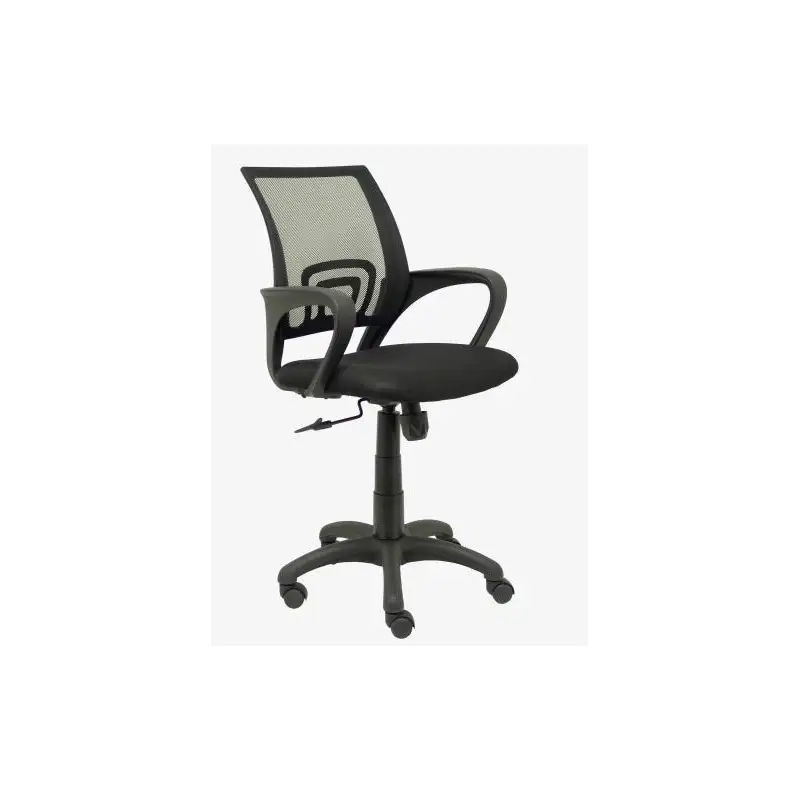 (312NE) PIQUERAS Y CRESPO SILLA OPERATIVA VIANOS B/FIJOS RESPALDO DE MALLA NEGRO ASIENTO BALI NEGRO