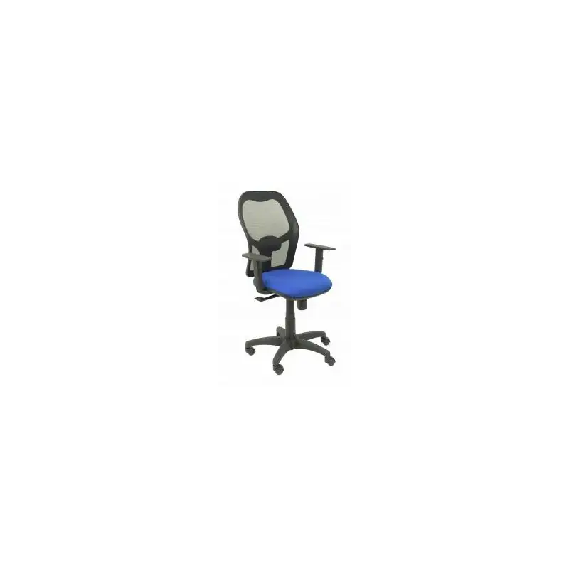 (345SNB229B10) PIQUERAS Y CRESPO SILLA ALOCÉN SINCRO B/REGULABLE RESPALDO DE MALLA NEGRO ASIENTO AZUL