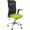 (4031SP22) PIQUERAS Y CRESPO SILLA MINAYA GIRATORIA BASCULANTE BRAZOS RETRÁCTILES RESPALDO MALLA NEGRO ASIENTO 3D SIMILPIEL P...