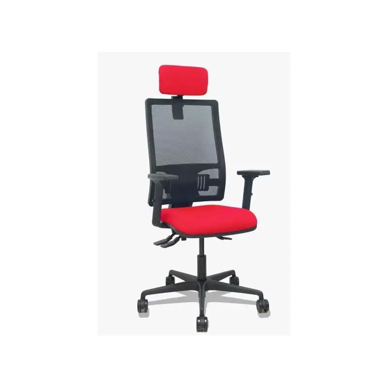 (405ASM840B840B2B68R6) PIQUERAS Y CRESPO SILLA BORMATE SINCRO CABECERO/R SOPORTE LUMBAR B/REGULABLES RESPALDO MALLA ASIENTO B...