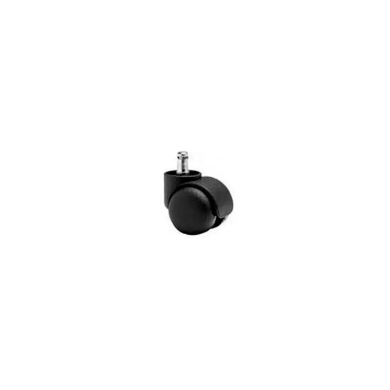 (KIT1RF) PIQUERAS Y CRESPO KIT DE 5 RUEDAS NORMALES PARA SILLA PERNO 11MM NEGRO