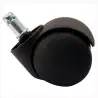 (KIT1RF) PIQUERAS Y CRESPO KIT DE 5 RUEDAS AUTOFRENANTE PARA SILLA PERNO 11MM NEGRO